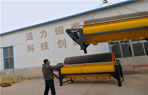 永磁筒式磁选机，河南永磁筒式磁选机筒瓦_远力河南永磁筒式磁选机筒瓦的结构磁场分布图